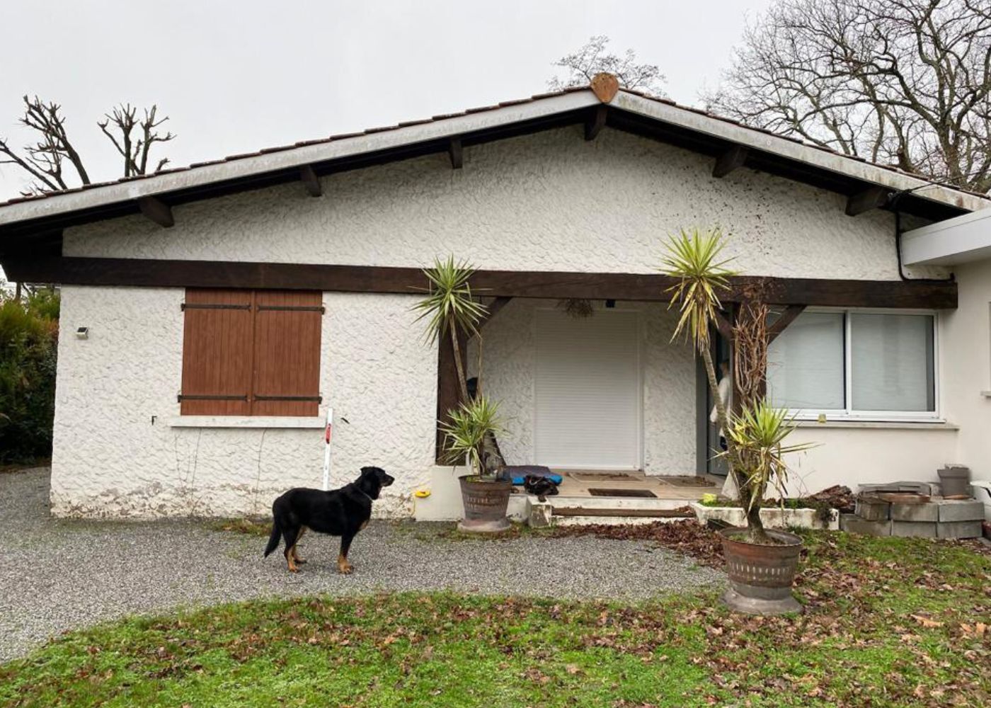 Photo avant du chantier à Andernos-les-Bains