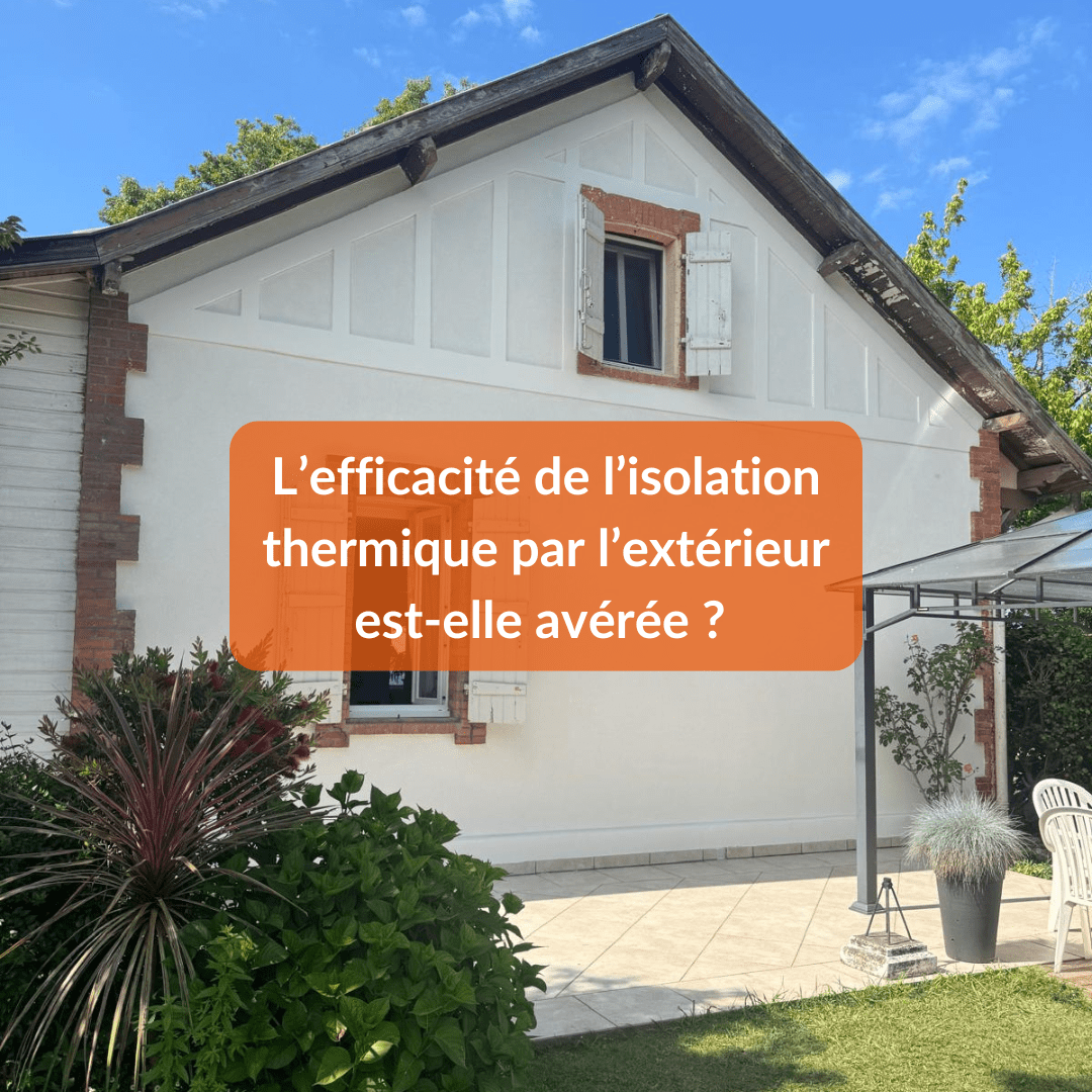 Efficacité de l'isolation thermique par l'extérieur