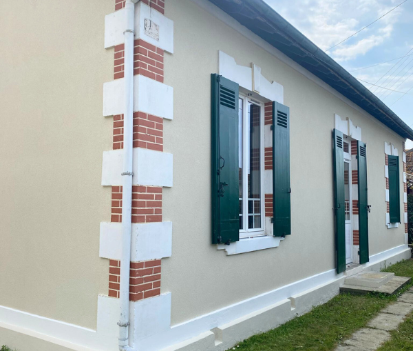Ravalement de façade à La Teste de Buch