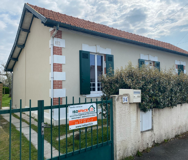 Ravalement de façade à La Teste de Buch